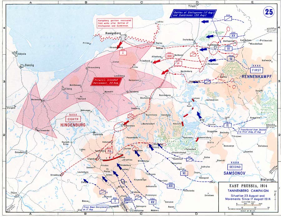 День в истории: 17 АВГУСТА 1914 ГОДА